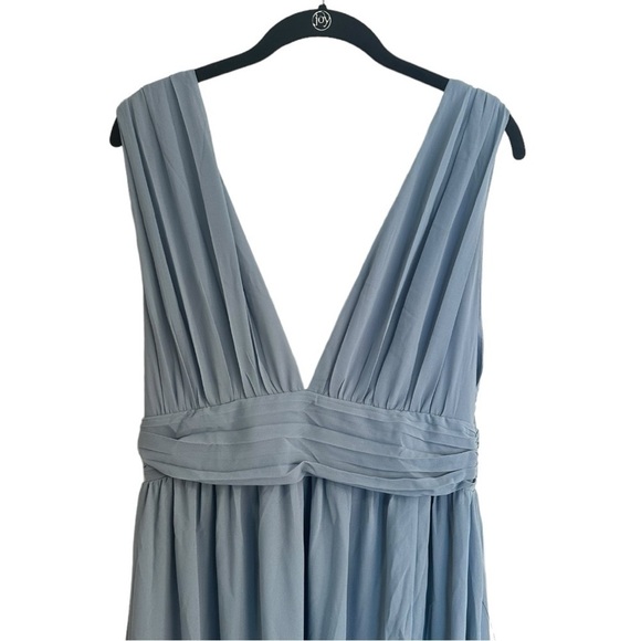 Lulus Maxi Dress Blue Large - Picture 4 of 9